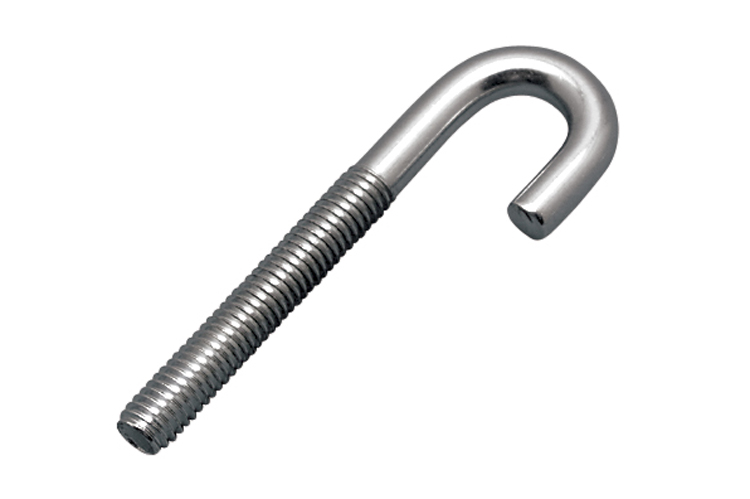 Stainless Steel J-Bolt, S0358-0550, S0358-0655, S0358-0760, S0358-0875, S0358-10100, S0358-10125, S0358-10180, S0358-13150
